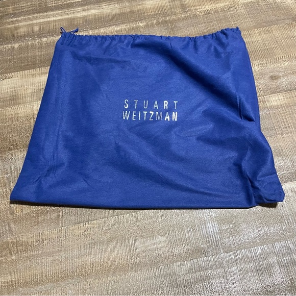 Stuart Weitzman XL Shopper Tote Bag Handbag Canvas & Leather Animal Print - Picture 14 of 14